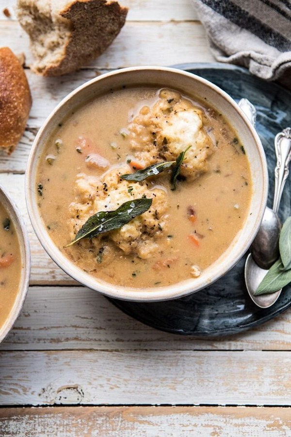 One pot chicken and sage dumplings