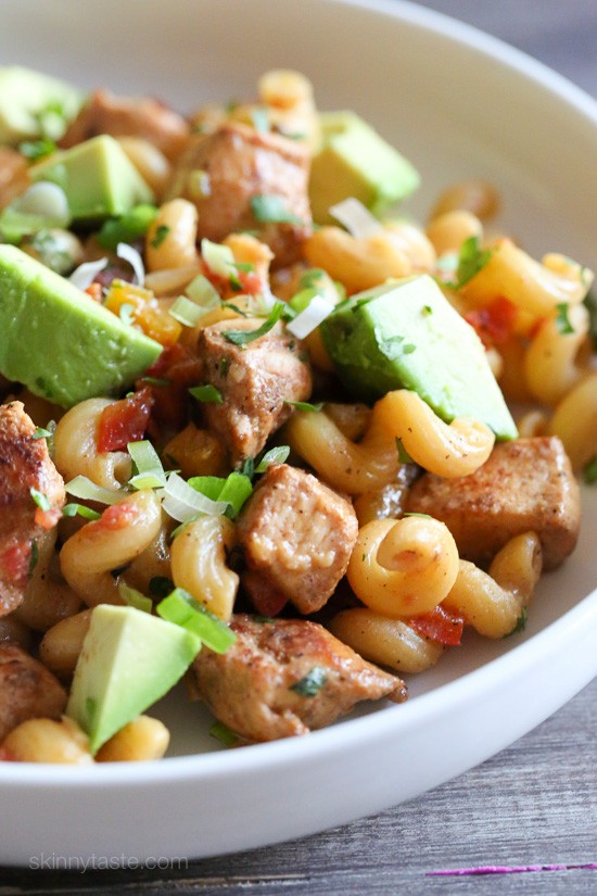 One-pot chicken fajita pasta