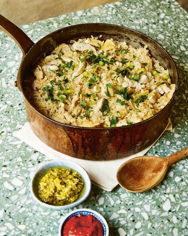One-pot chicken rice
