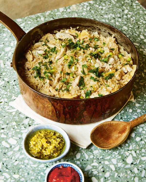 One-pot chicken rice