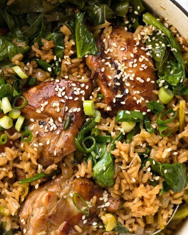 One pot Chinese chicken and rice