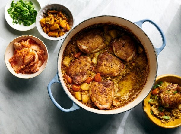 One-pot Japanese curry chicken and rice 