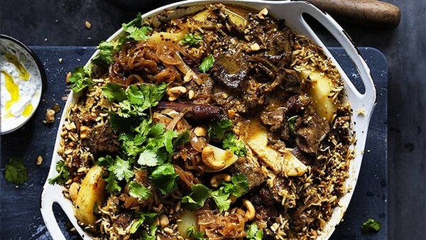 One-pot lamb and quinoa biryani 