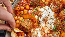 One-pot Moroccan-style meatballs