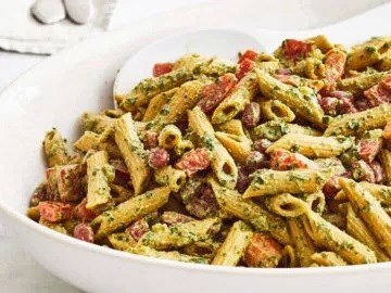 One-pot pesto pasta