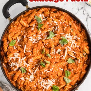 One pot sausage pasta