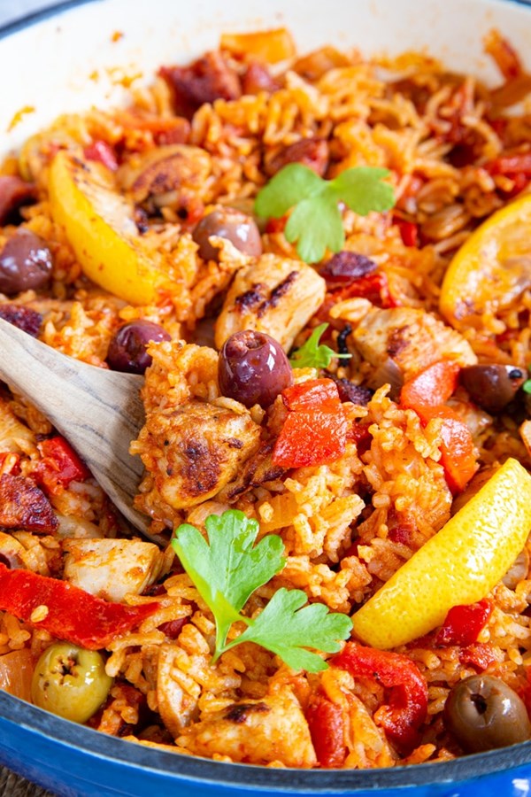 One-pot Spanish chicken with rice