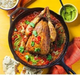 One-pot spiced roast chicken