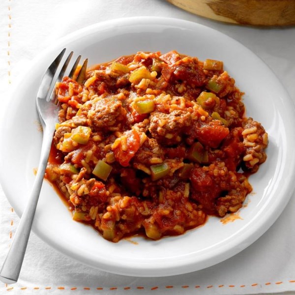 One-pot stuffed pepper dinner 