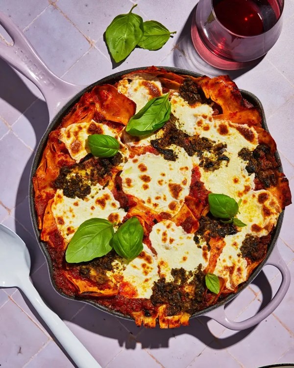 One-skillet lasagna