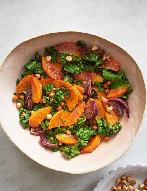 One-tray winter salad