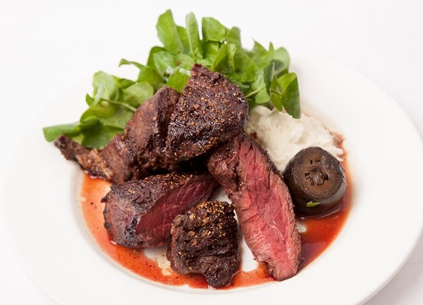 Onglet with horseradish