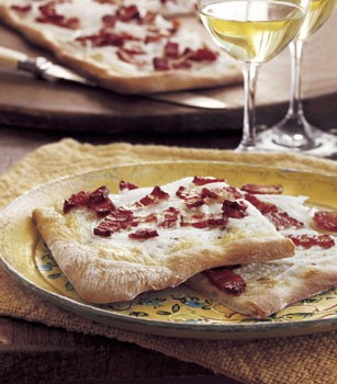 Onion and bacon tart