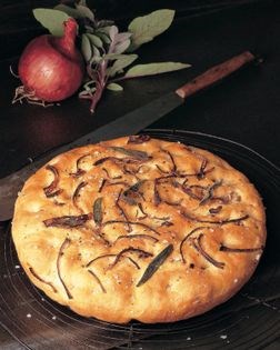 Onion focaccia