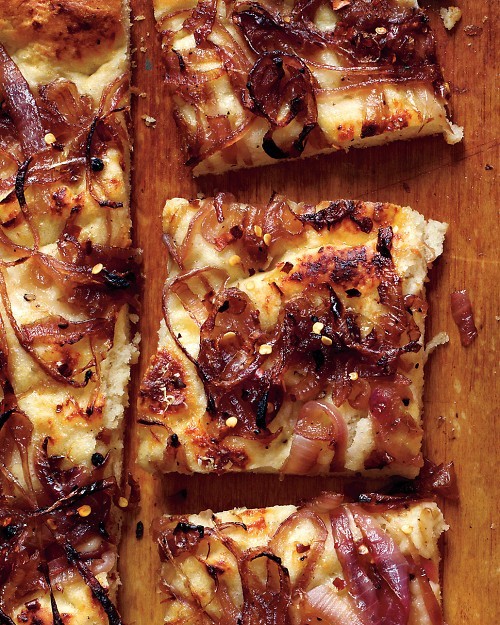 Onion focaccia