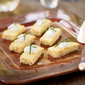 Onion frittata bites