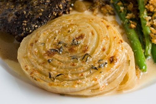 Onion gratin