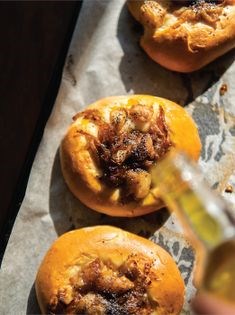 Onion-poppy seed buns (Cebularze)