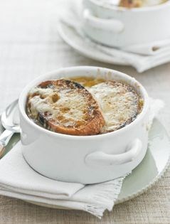Onion soup gratinée