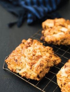 Onion Swiss scones