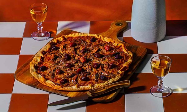 Onion tart (Pissaladière)