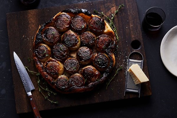 Onion tarte Tatin