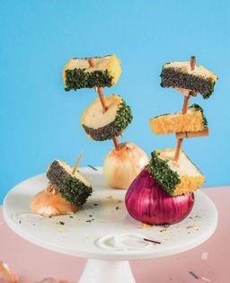 Onion tea sandwiches