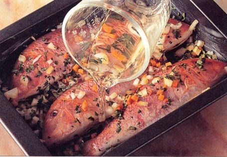 Open baking whole fish