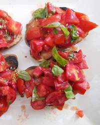 Open-face sardine sandwiches with tangy aïoli