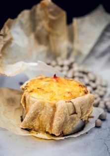 Open lobster pie