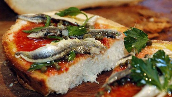 Open sandwich (Hobz biz-zejt)