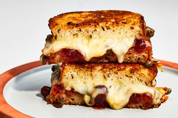 Opulent grilled cheese