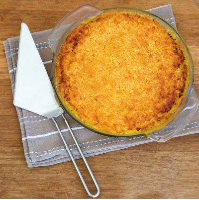 Orange & almond impossible pie