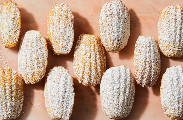 Orange & brown butter madeleines 