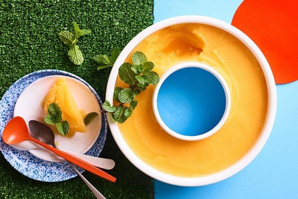 Orange & ginger sorbet