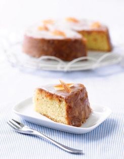 Orange almond butter cake