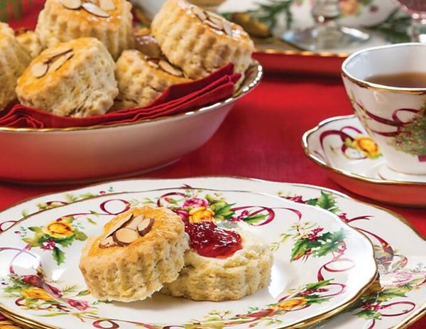 Orange-almond scones