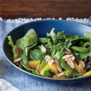 Orange and almond salad
