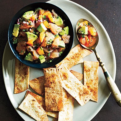 Orange and avocado salsa