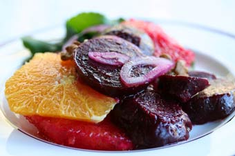 Orange and beet salad