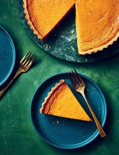 Orange and cardamom Liverpool tart