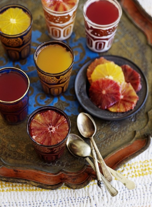 Orange and cinnamon jelly with macerated orange slices