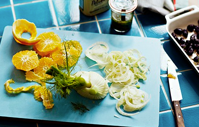 Orange and fennel salad