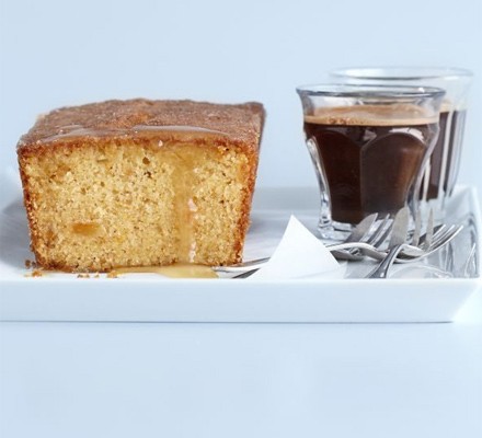 Orange and hazelnut drizzle cake