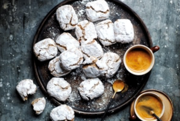Orange and hazelnut ricciarelli
