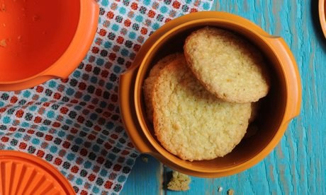 Orange and lemon coconut biscuits