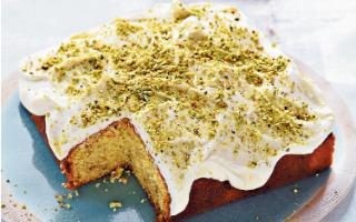 Orange and pistachio cake