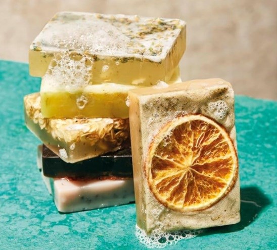 Orange and rosemary hand soap