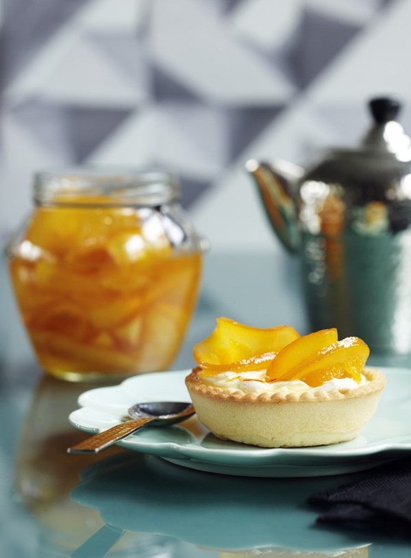 Orange and saffron confit