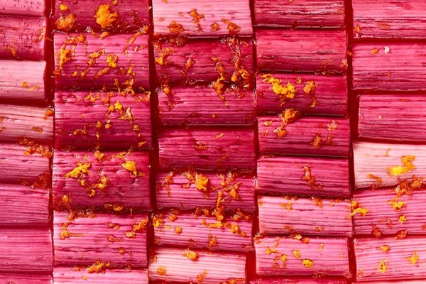 Orange-baked rhubarb